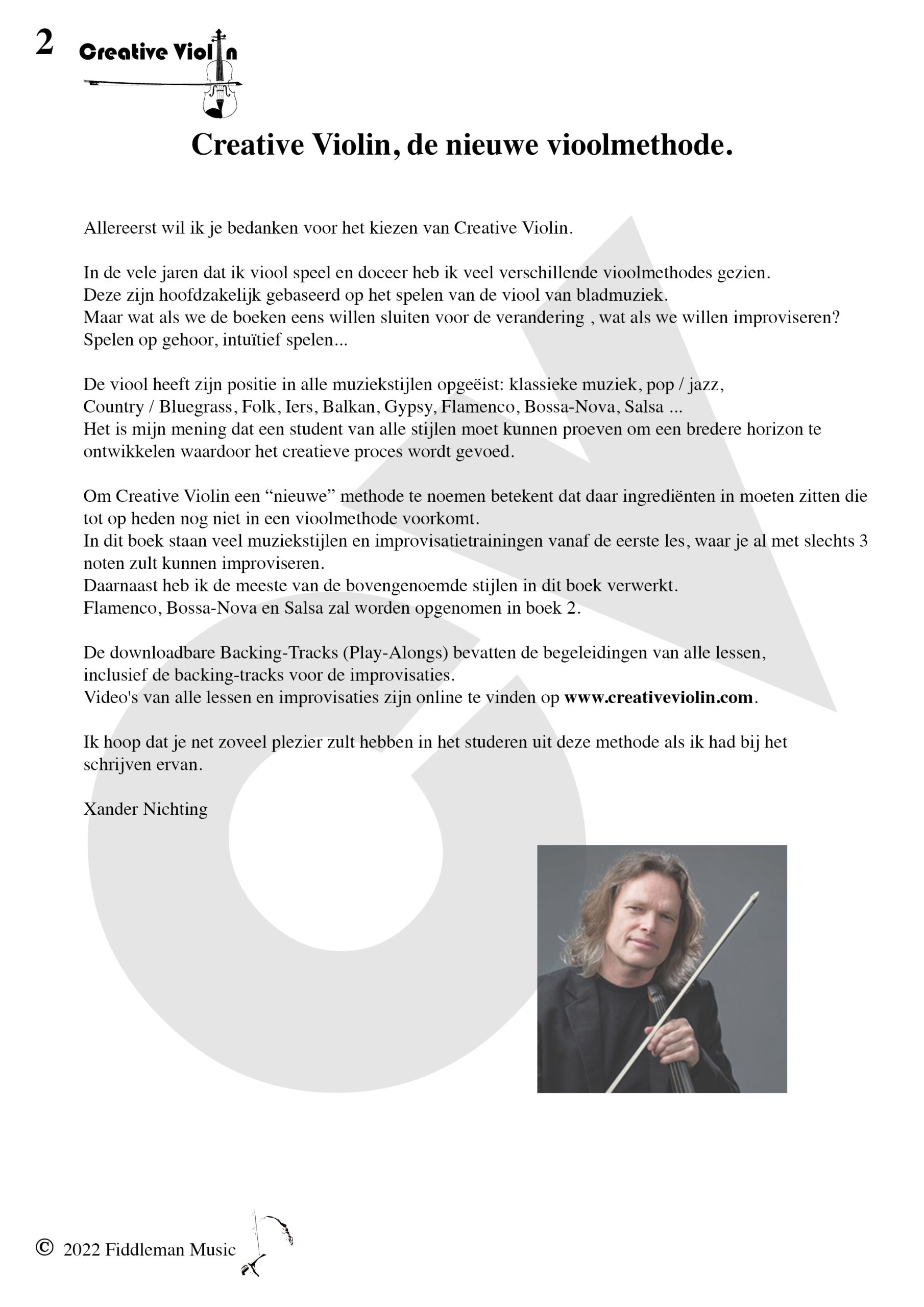 Creative Violin Boek 1 (Nederlands Gedrukte Versie)