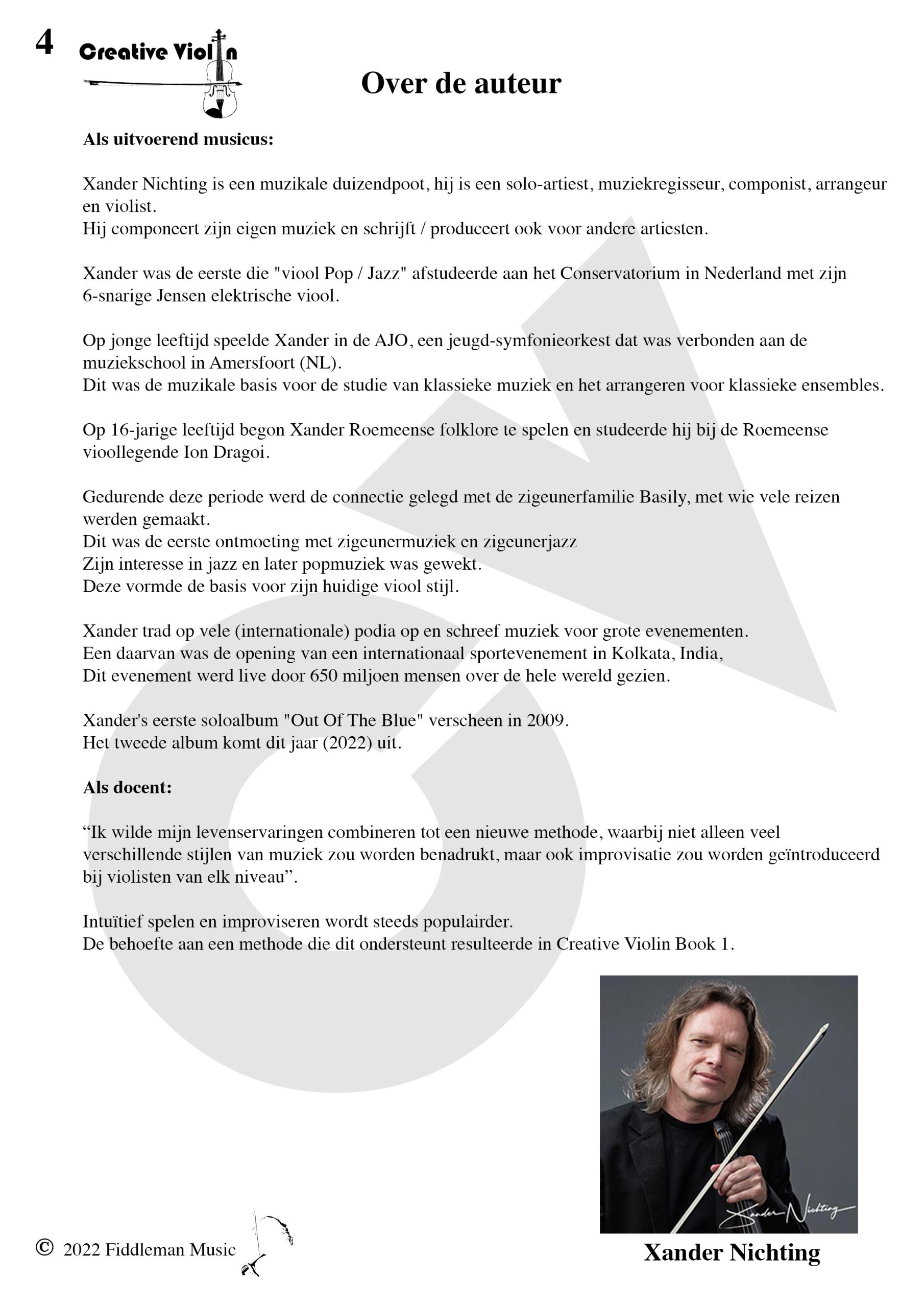 Creative Violin E-Boek 1 (Nederlandse downloadbare PDF Versie)