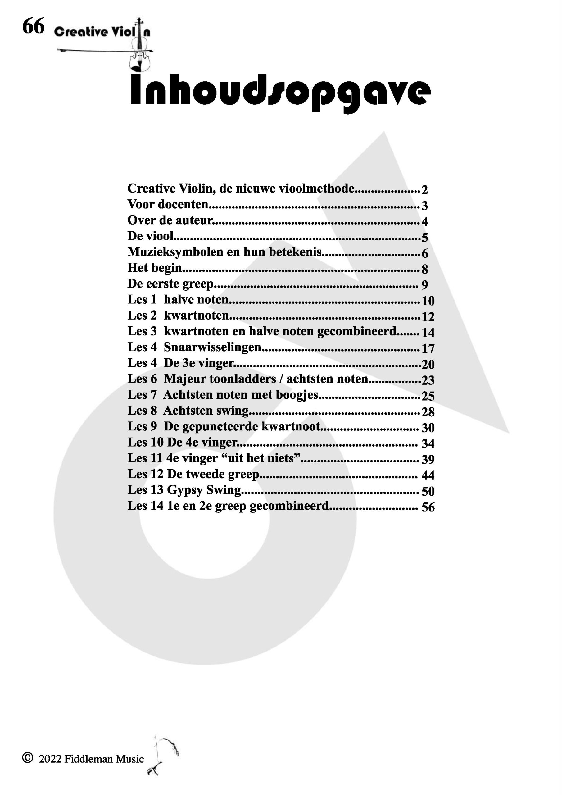 Creative Violin Boek 1 (Nederlands Gedrukte Versie)