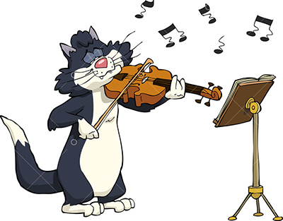 Violin Cat 400